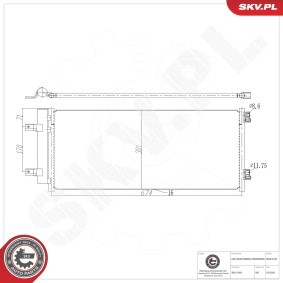 Klimakondensator 86SKV226 von ESEN SKV günstig für 111,47 € online kaufen