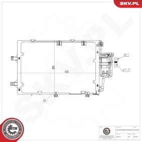 Klimakondensator 86SKV229 von ESEN SKV günstig für 109,76 € online kaufen