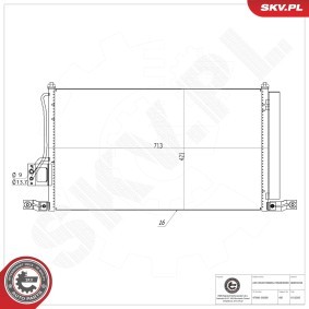 Klimakondensator 86SKV234 von ESEN SKV günstig für 102,51 € online kaufen