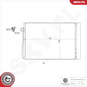 Klimakondensator 86SKV279 von ESEN SKV günstig für 97,01 € online kaufen