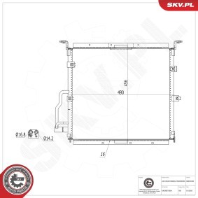 Klimakondensator 86SKV365 von ESEN SKV günstig für 59,14 € online kaufen