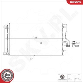Klimakondensator 86SKV370 von ESEN SKV günstig für 114,41 € online kaufen