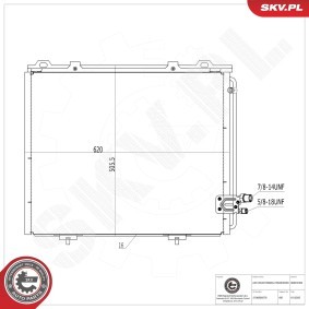 Klimakondensator 86SKV393 von ESEN SKV günstig für 102,47 € online kaufen