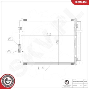 Klimakondensator 86SKV448 von ESEN SKV günstig für 65,12 € online kaufen