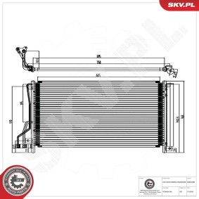 Klimakondensator 86SKV486 von ESEN SKV günstig für 64,07 € online kaufen