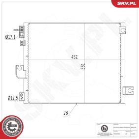 Klimakondensator 86SKV542 von ESEN SKV günstig für 47,68 € online kaufen
