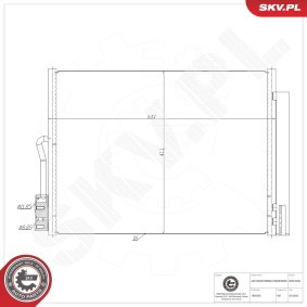 Klimakondensator 86SKV602 von ESEN SKV günstig für 93,27 € online kaufen