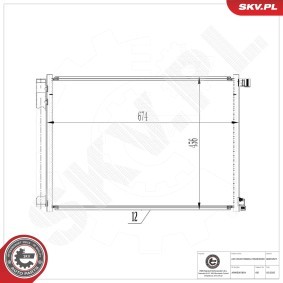 Klimakondensator 86SKV627 von ESEN SKV günstig für 74,99 € online kaufen