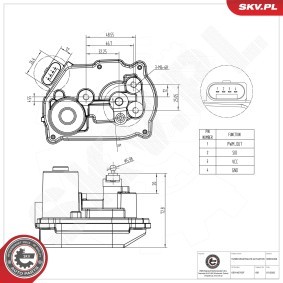 Ladedruckregelventil für AUDI von ESEN SKV