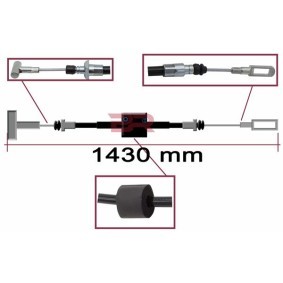 Handbremsseil des Herstellers BOTTO RICAMBI - Originalware Artikelnummer: BRFR1383