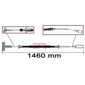 Handbremsseil des Herstellers BOTTO RICAMBI - Originalware Artikelnummer: BRFR5437