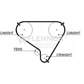 Compre Correia dentada da FLENNOR 4035 a um preço baixo por 13,00 €