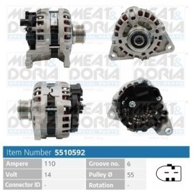 Lichtmaschine 5510592 von MEAT & DORIA günstig für 264,05 € online kaufen