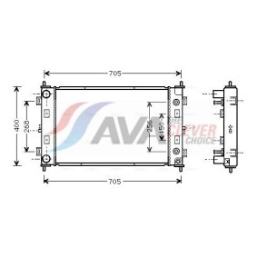 Kühler, Motorkühlung von AVA COOLING SYSTEMS