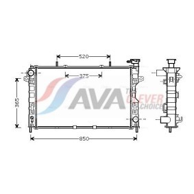 Kühler, Motorkühlung von AVA COOLING SYSTEMS