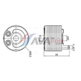 Acquista Radiatore da AVA COOLING SYSTEMS online per MAXIMA (A34) a prezzi moderati