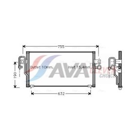 Osta AVA COOLING SYSTEMS Lauhdutin netistä PRIMERA Hatchback (P10)-mallille edulliseen hintaan