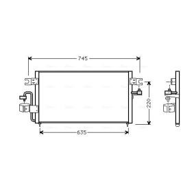 Acquista Radiatore aria condizionata da AVA COOLING SYSTEMS online per Sunny III Hatchback (N14) a prezzi moderati
