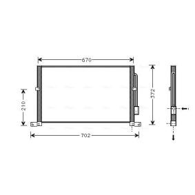 Köp Kondensor, klimatanläggning av AVA COOLING SYSTEMS FD5302 till det låga priset 870,37 kr