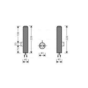 Achetez des Filtre déshydratant, climatisation AVA COOLING SYSTEMS HYD193 à prix pour 48,16 €