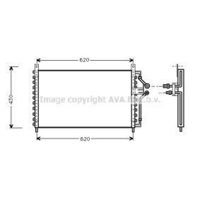 Klimakondensator von AVA COOLING SYSTEMS für Senator Mk2 (B) (V88) günstig online kaufen