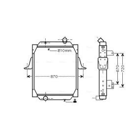 Acquista Radiatore motore da AVA COOLING SYSTEMS RE2070 a buon mercato per soli 652,87 €