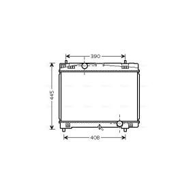 Compre Radiador, arrefecimento do motor da AVA COOLING SYSTEMS TO2482 a um preço baixo por 66,75 €