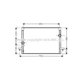 Compre Condensador de ar condicionado de AVA COOLING SYSTEMS online para Previa / Estima (_R1_, _R2_) a preços moderados