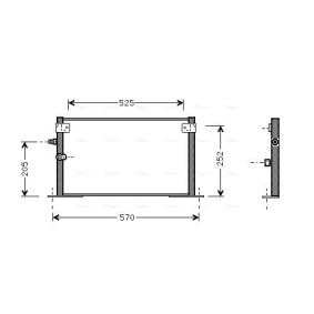 Compre Condensador de ar condicionado de AVA COOLING SYSTEMS online para 4 RUNNER (KZN18_, VZN18_, RZN18_) a preços moderados