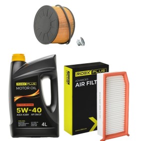 Compre Jogo de filtros com óleo de motor da RIDEX PLUS 100374T0269P a um preço baixo por 7,41 €