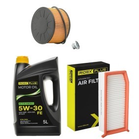 Compre Jogo de filtros com óleo de motor da RIDEX PLUS 100374T0274P a um preço baixo por 7,41 €