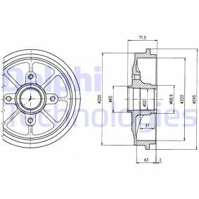Acquista Tamburo freno da DELPHI BF484 a buon mercato per soli 48,94 €