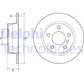 Bremsscheibe von DELPHI
