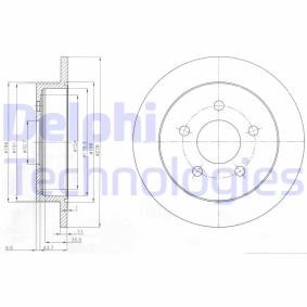 Achetez des Disque de frein DELPHI BG3143 à prix pour 35,00 €