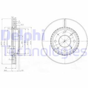 Bremsscheibe von DELPHI