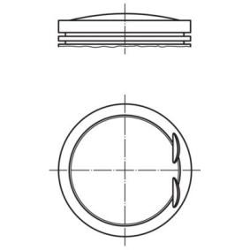 SSANGYONG Kolben von MAHLE ORIGINAL