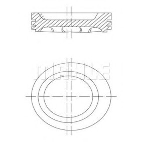 Achetez des Piston MAHLE ORIGINAL 043 03 00 à prix pour 171,16 €