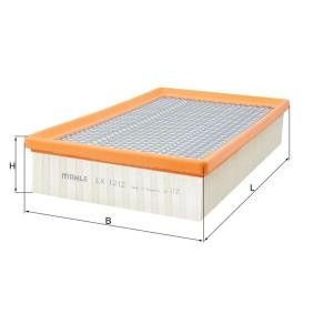 Køb Luftfilter af MAHLE ORIGINAL LX 1212 til den lave pris 177,19 DKK