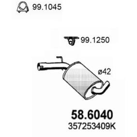 Köp Mittenljuddämpare av ASSO 58.6040 till det låga priset 540,32 kr