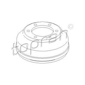 Acquista Tamburo freno da TOPRAN 302 343 a buon mercato per soli 76,04 €