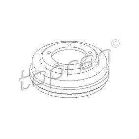Acquista Tamburo freno da TOPRAN 302 344 a buon mercato per soli 58,82 €