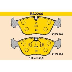 Comprar Juego de pastillas de freno de Barum BA2244 a bajo precio de 74,87 €