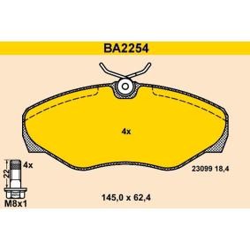 Acquista Kit pastiglie freni da Barum BA2254 a buon mercato per soli 77,10 €