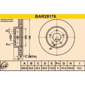 Osta Jarrulevy Barum:llä BAR28176 edullisesti hintaan 57,28 €