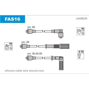 Zündleitungssatz FAS16 von JANMOR günstig für 20,29 € online kaufen