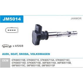 Zündspule JM5014 von JANMOR günstig für 34,65 € online kaufen