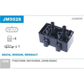 Acquista Bobina d'accensione da JANMOR JM5028 a buon mercato per soli 52,76 €