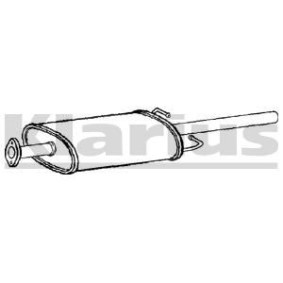 Compre Silenciador intermedio de VEGAZ online para Transit Mk6 Caja / Chasis (V347, V348, FM, FN, FF) a precios moderados