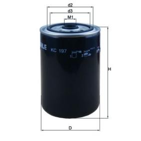 Kraftstofffilter für RENAULT TRUCKS von MAHLE ORIGINAL