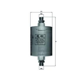 Comprar Filtro combustible de MAHLE ORIGINAL KL 40 a bajo precio de 40,45 €